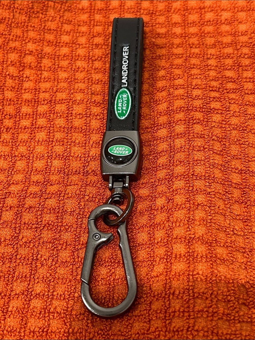 Land Rover Leather Keychain